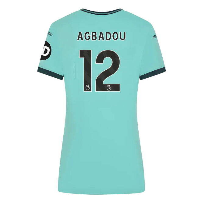 2025-2026 Wolves Away Shirt (Womens) (Agbadou 12) - premium