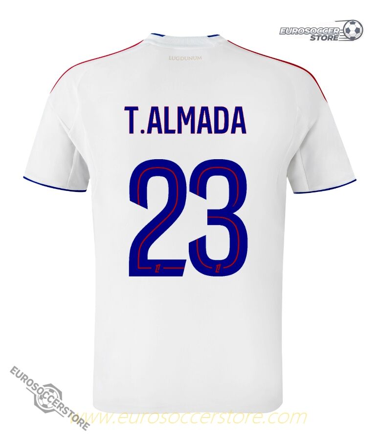 Olympique Lyonnais Lyon Home T.ALMADA 23 Football Jersey 25-26 Season
