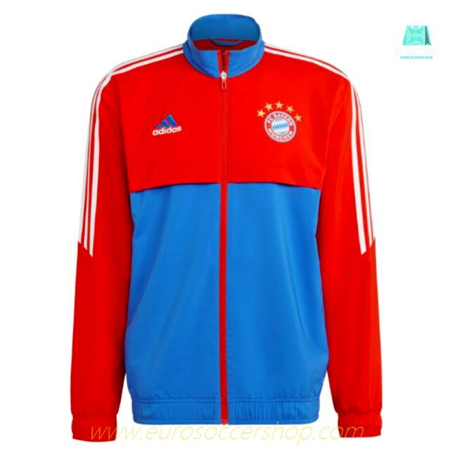 2022-2023 Bayern Munich Presentation Jacket (Red-Blue)