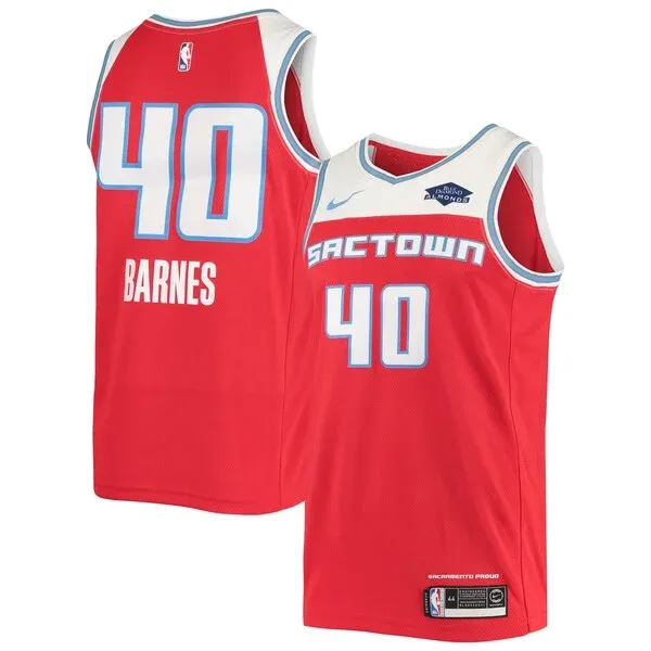 Harrison Barnes SAC Swingman Jersey - vintage Basketball - Red
