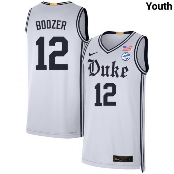 Youth(kids) Ncaa Team #12 Cameron Boozer Official Jersey
