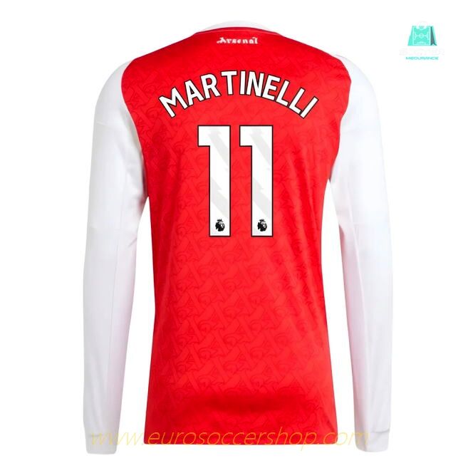 2025-2026 Arsenal Long Sleeve Home Shirt (Martinelli 11)