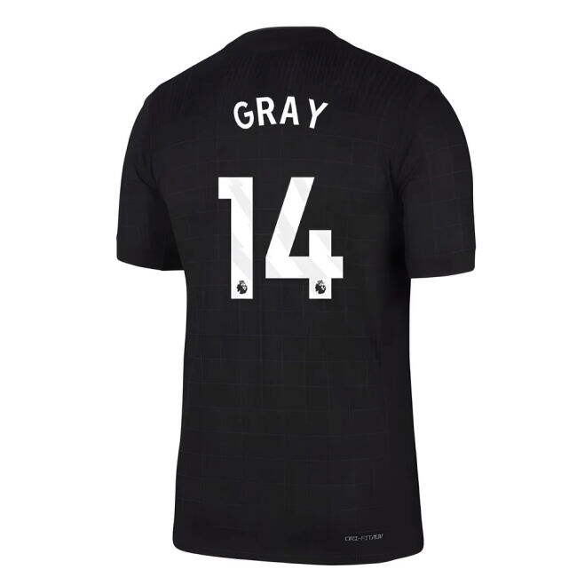 2025-2026 Tottenham Authentic Away Shirt (Gray 14)