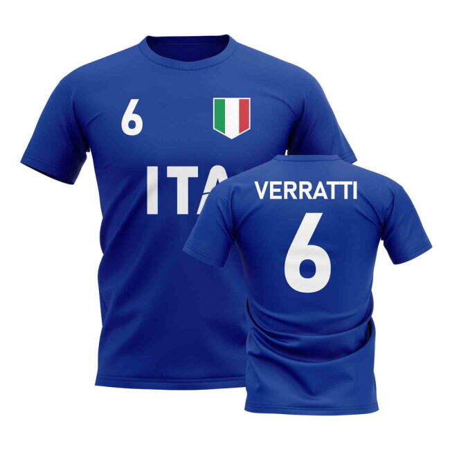 Marco Verratti Country Code Hero T-Shirt (Blue) Quality