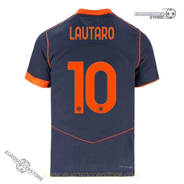 Inter Milan 25 - 26 Third Jersey (Player Version) with LAUTARO 10