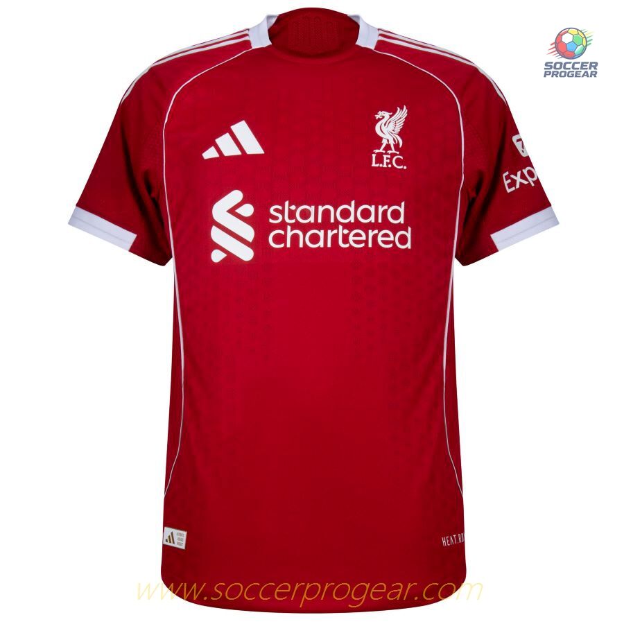Liverpool Home Team Soccer Shirt 2025/26 Collection Wirtz