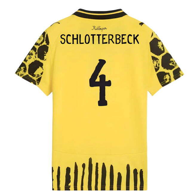 Premium Quality Licensed Dortmund Schlotterbeck #4 Updated Design J...