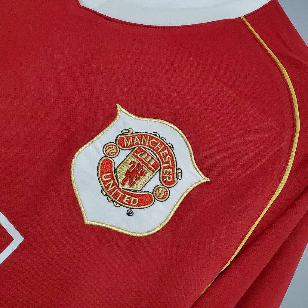 2006-2007 Man United Home kit- Long Sleeve