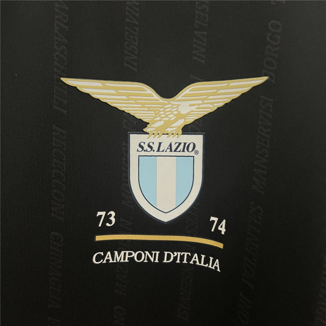 2425 Lazio 50th Anniversary Black Shirt - Official Replica 7951