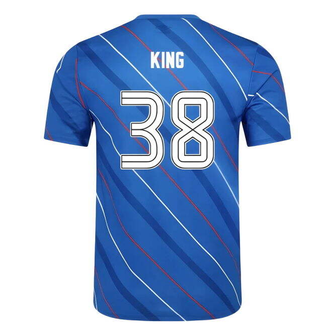 Devoted Rangers Fc King #38 Match Quality Latest Edition Jersey