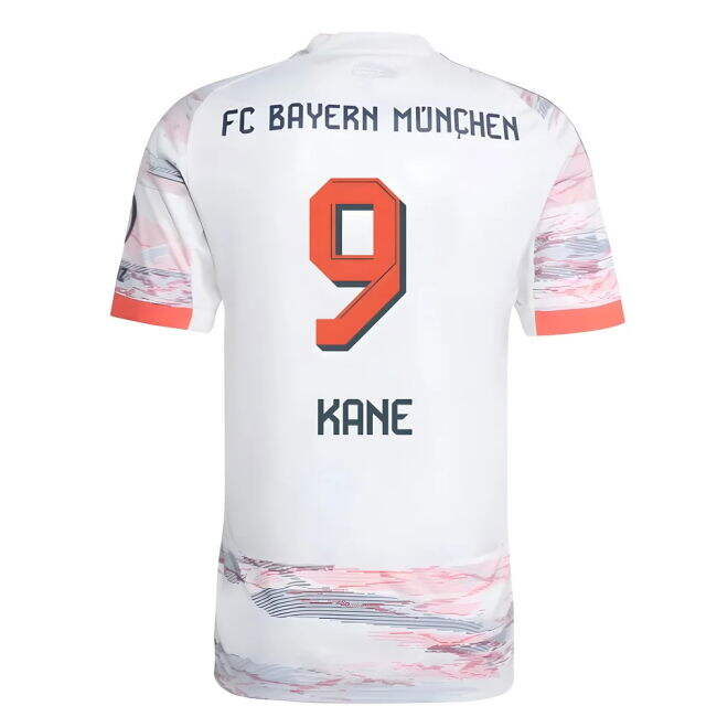 Devoted Bayern Bayern Munich Away Shirt Kane #9 High Performance M...