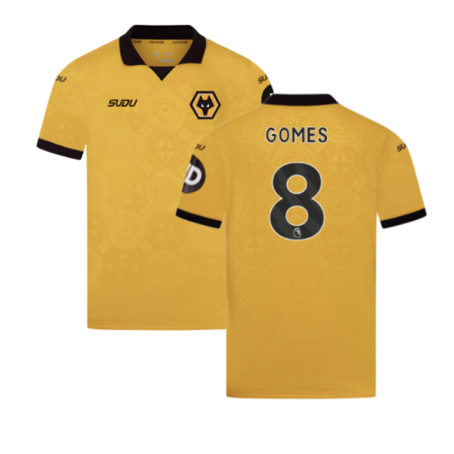 retro 2025-2026 Wolves Home Shirt (Kids) (Gomes 8)