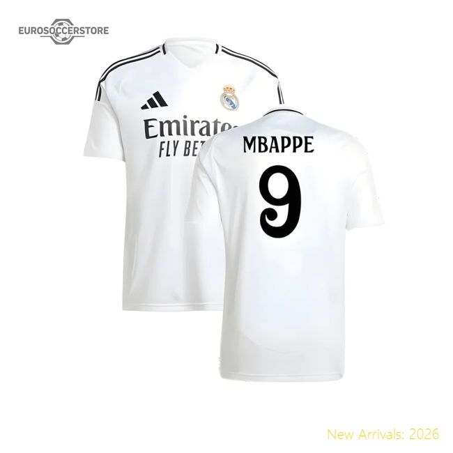 Elite 2024-2025 Real Madrid Home Kit (mbappe 9) - Unique Style
