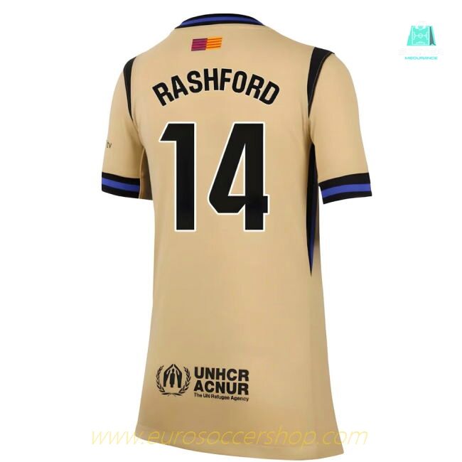 2025-2026 Barcelona Away Shirt (Kids) (Rashford 14)