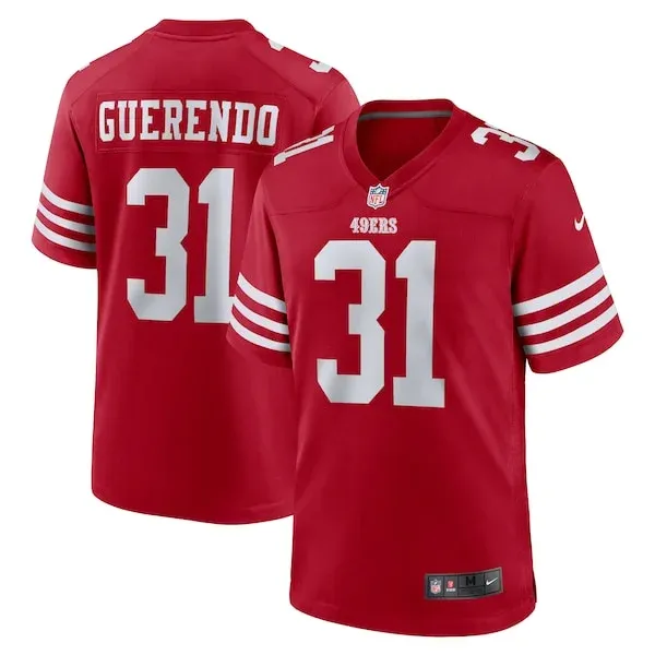 Durable SF 49ers Game Jersey - Scarlet | NFL Fan Apparel | NFL Footbal