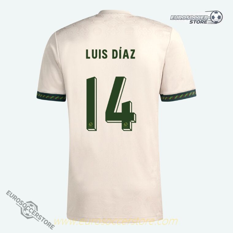Bayern Munich Oktoberfest Edition LUIS DÍAZ Number 14 Football Jersey for the 25-26 Season