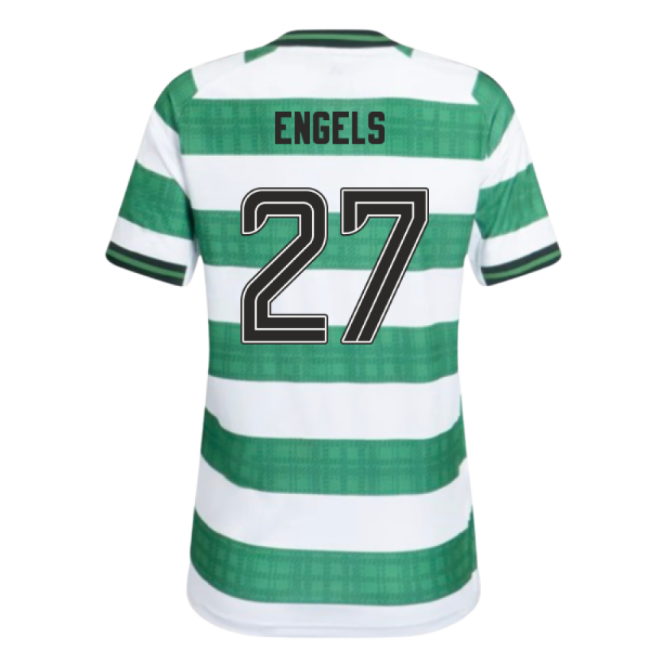 Ultra Comfort Authentic Green And White Hoops Engels #27 2024-2025 ...