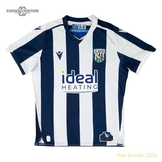 Authentic 2025-2026 West Brom Wba Home Shirt - Kids (wallace 7)