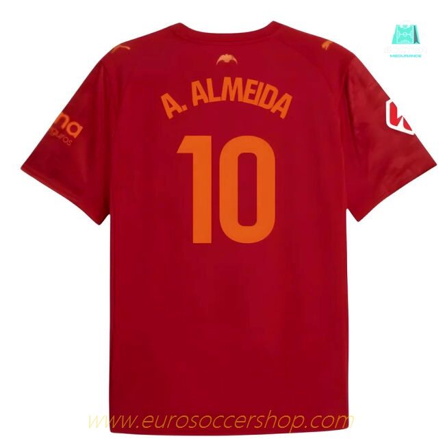 2025-2026 Valencia Away Shirt (Kids) (A. Almeida 10)