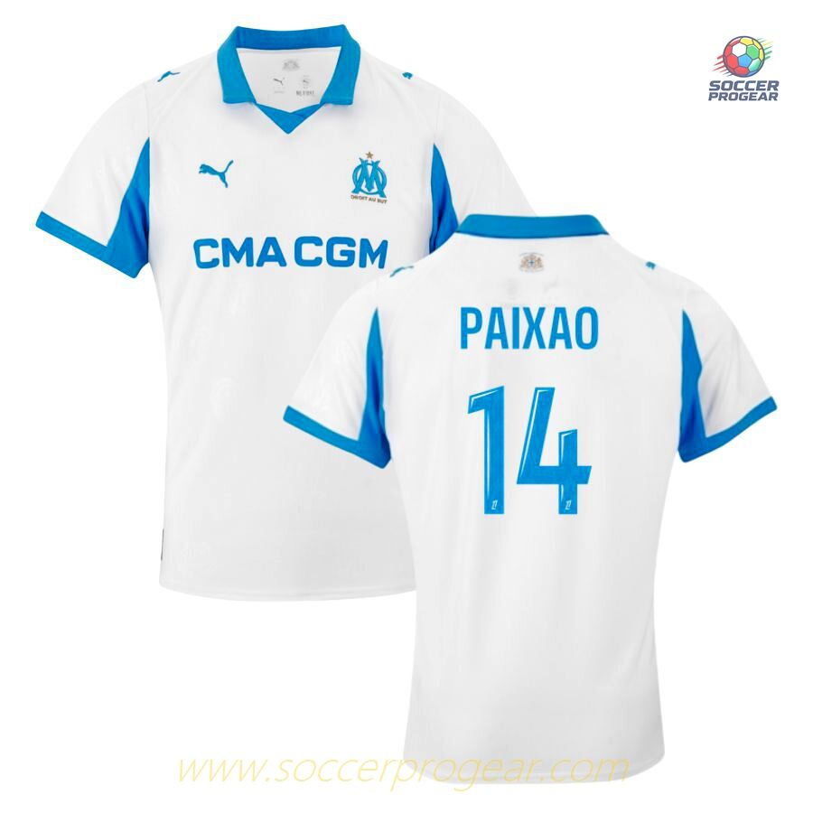 OM Premium Home Soccer Jersey 2025-26 Edition Paixao
