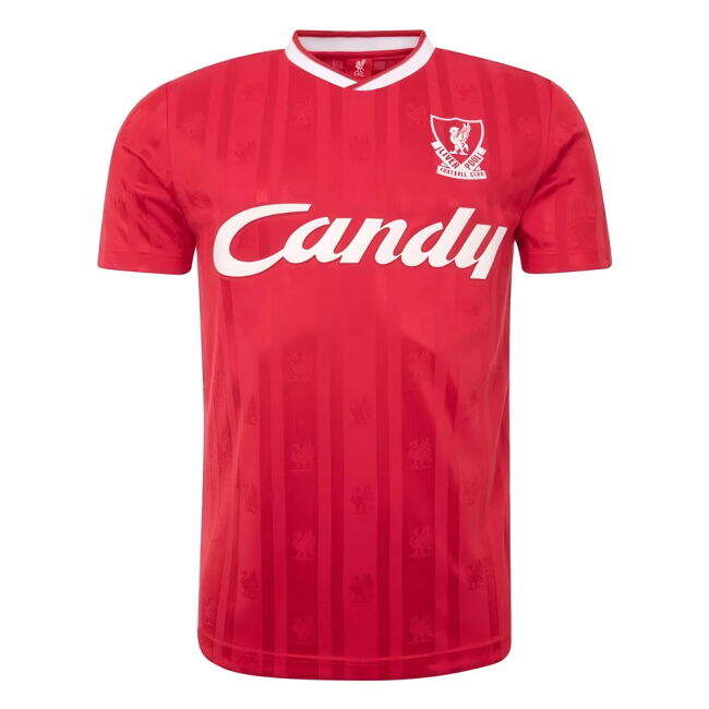 1988-89 Liverpool Home Football Shirt Liverpool FC Name & Number L M S