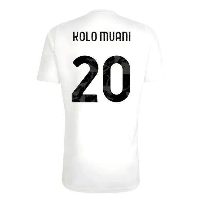Match Quality Juventus 2025-2026 Training Jersey (Kolo Muani 20)