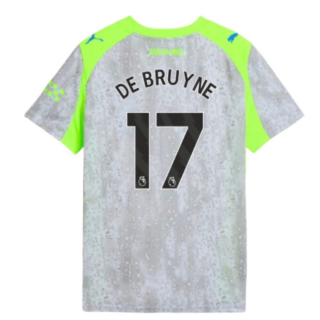 High Quality Man City 2025-2026 Third Kit (De Bruyne 17) (Kids)
