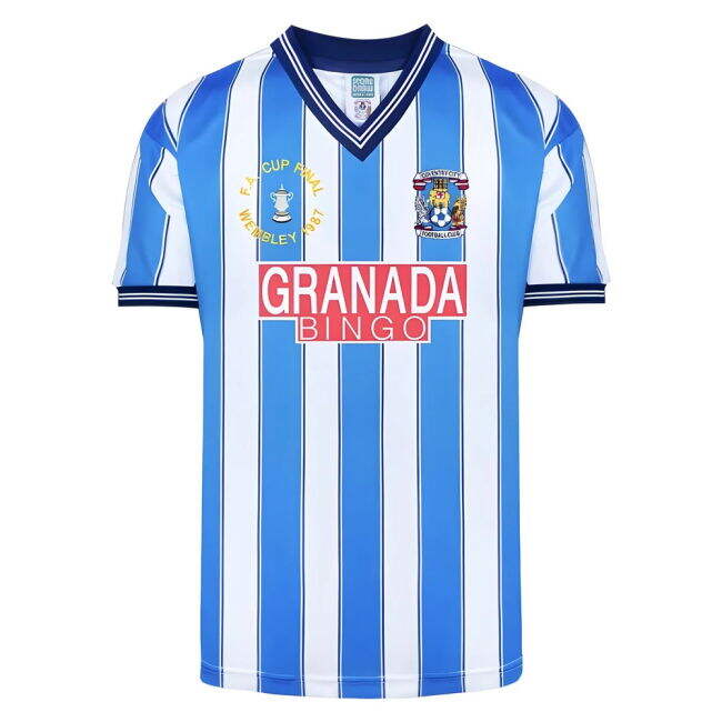 Budget-Friendly Coventry 1987 FA Cup Final Retro Shirt Premium Quality Jersey
