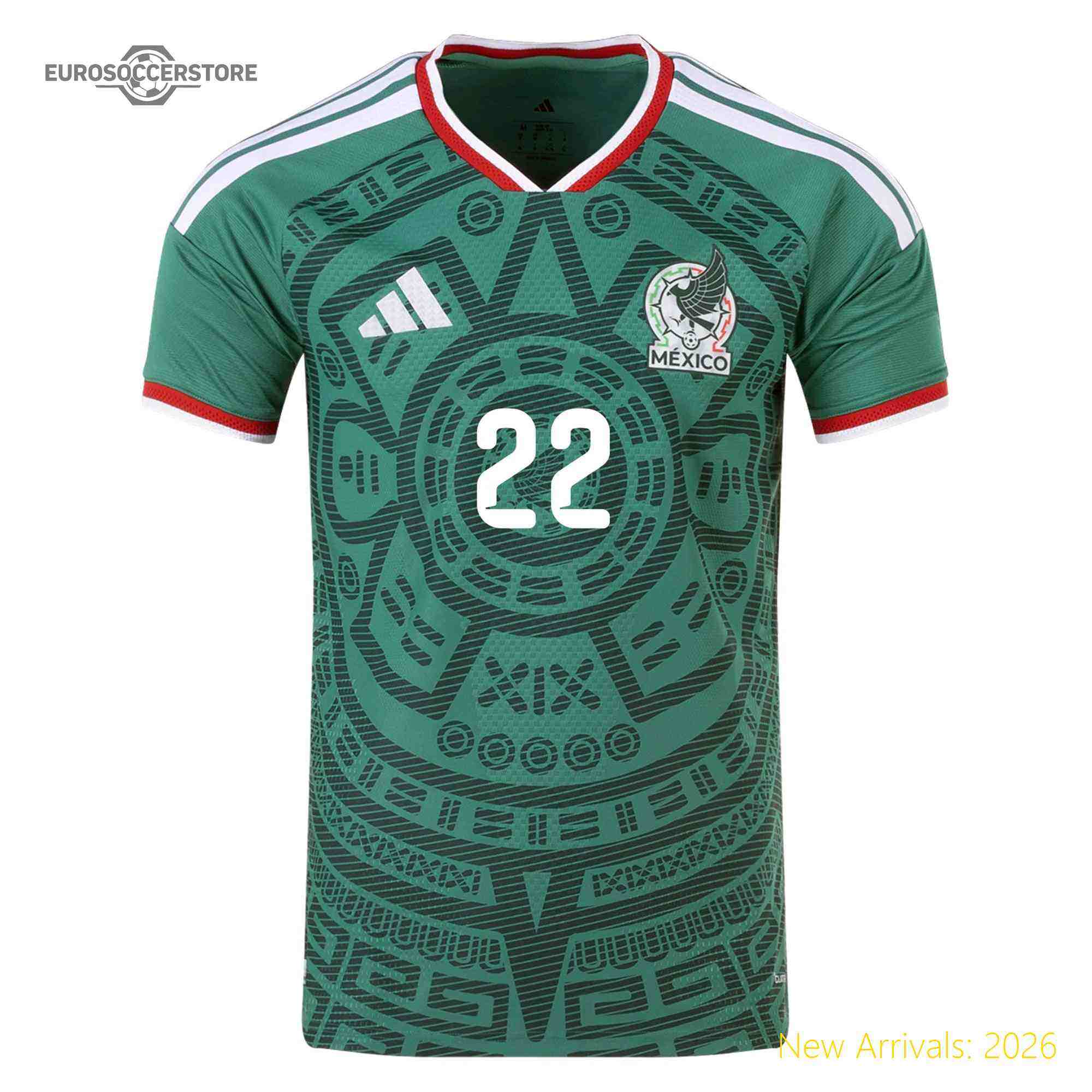Fashionable Men Premium Mex Timeless Star Home Jersey 2026