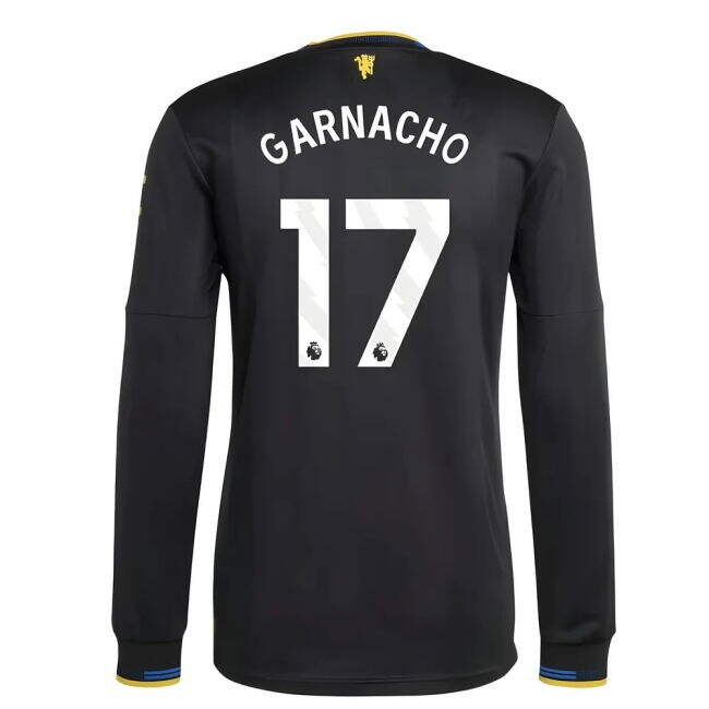 Match Replica Man Utd Third Supporter Kit (Adults) (Garnacho 17)
