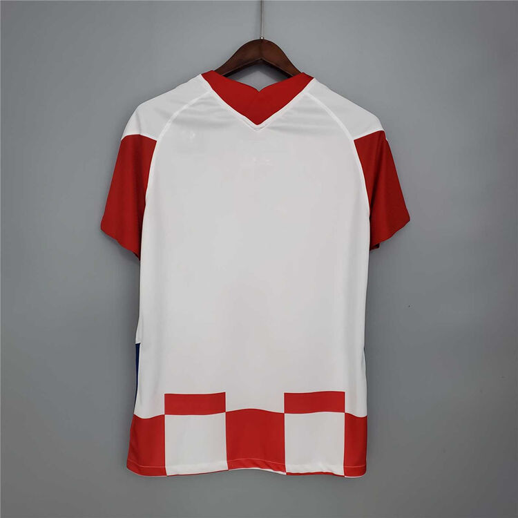 Croatia Soccer Shirt 2020-21 Home Red Soccer Jersey - Official