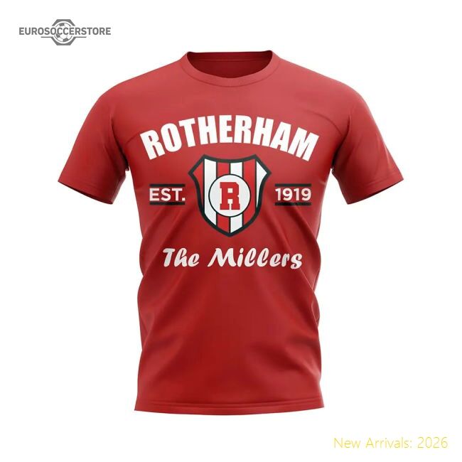 Rotherham Established Football T-shirt (red) - Match Day Jersey