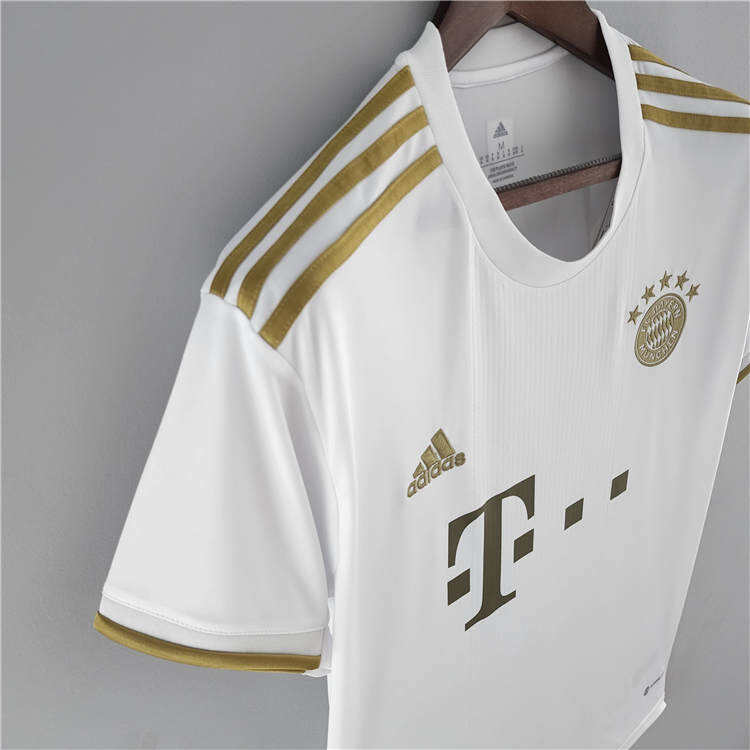 Bayern Munich 2223 Away White Soccer Jersey Football Shirt - Official