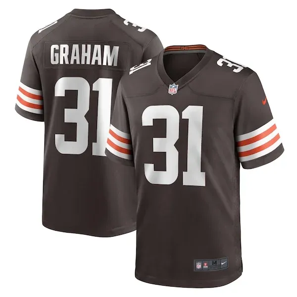 None Game NFL Jersey - Brown | Pro-Level Football Apparel | NFL Footba
