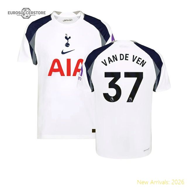 Top-grade 2025-2026 Tottenham Hotspur Hotspur Authentic Home Shirt