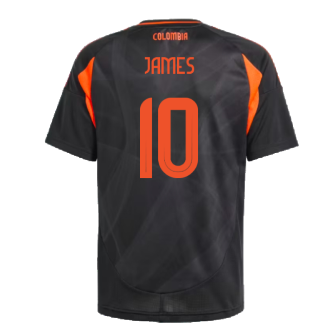 Kids JAMES 10 Elite Style Colombia Top Level Away Player Jersey