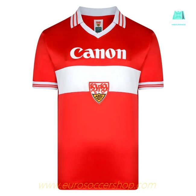 Score Draw Vfb Stuttgart 1980 Auswart Retro Football Shirt