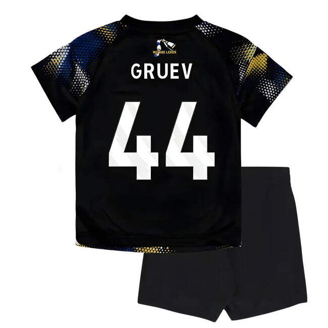 Great Deal Leeds Gruev 44 2025-2026 Leeds United Third Baby Kit (Gr...
