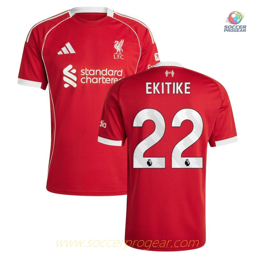 Liverpool Home Shirt 2025-2026 Season EKITIKE