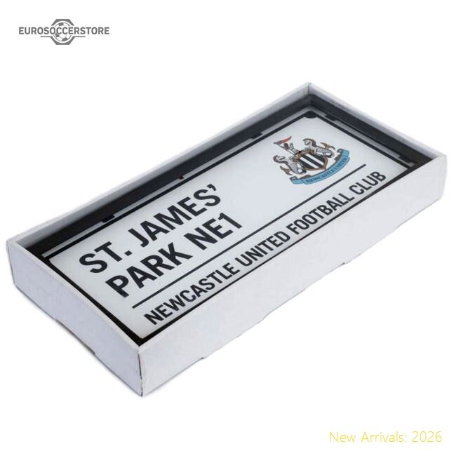Outstanding Newcastle United Fc Metal Led Street Sign - Match Day Jersey