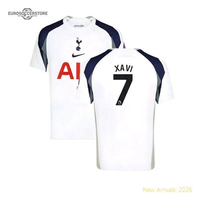 Premium 2025-2026 Tottenham Hotspur Home Shirt (xavi 7) - Premium