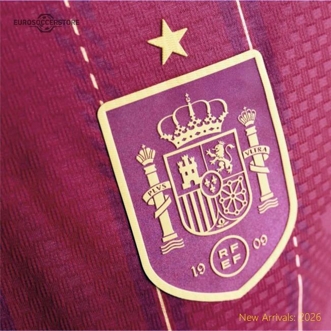 Uefa Approved 2026-2027 Esp David Villa Home High-quality Jersey 7
