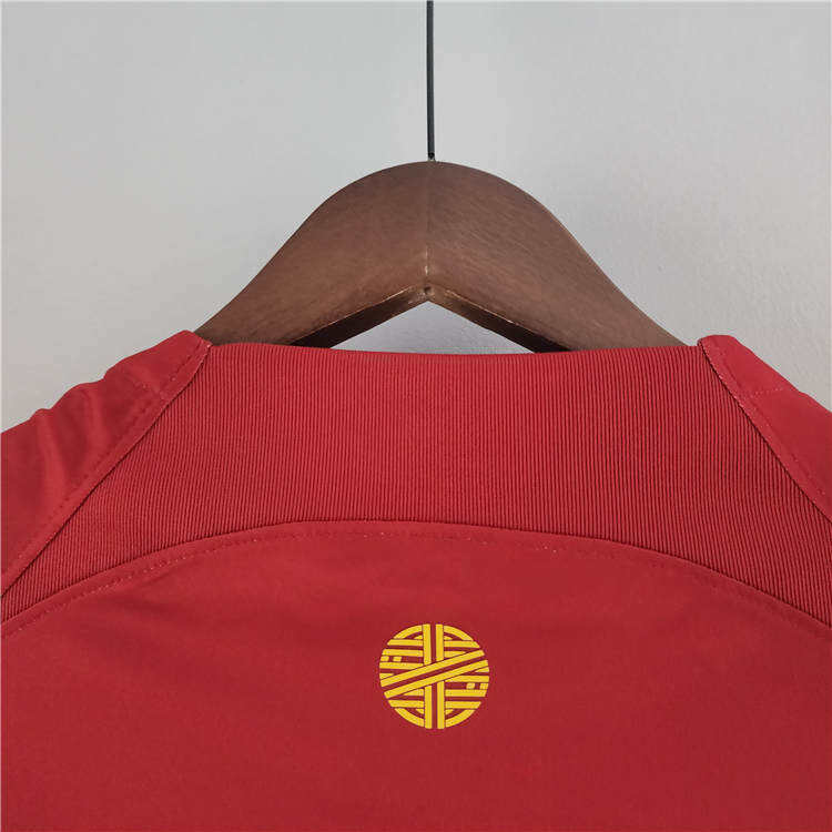 Portugal 2022 World Cup Home Red Soccer Jersey Football Shirt - World