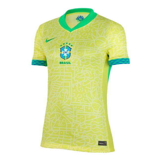 Womens Exclusive Limited Quality Brazil Home Rare Jersey