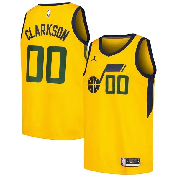 Championship Jordan Clarkson UTA NBA Swingman Jersey - Fan Favorite