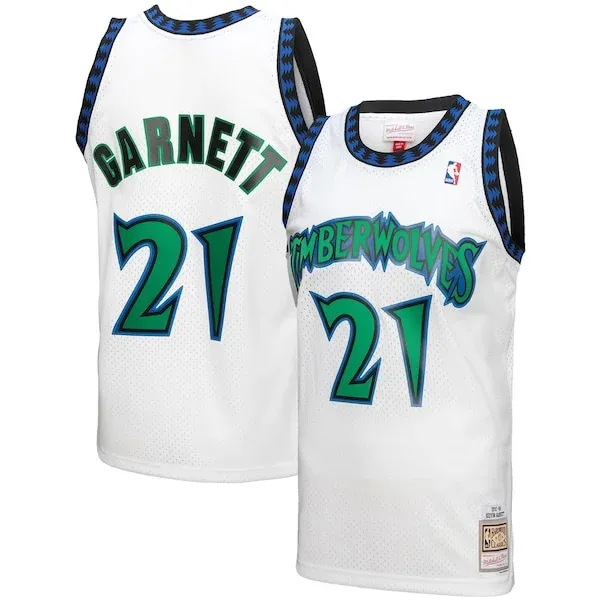 Official Kevin Garnett MIN Swingman Jersey - White - Licensed Product