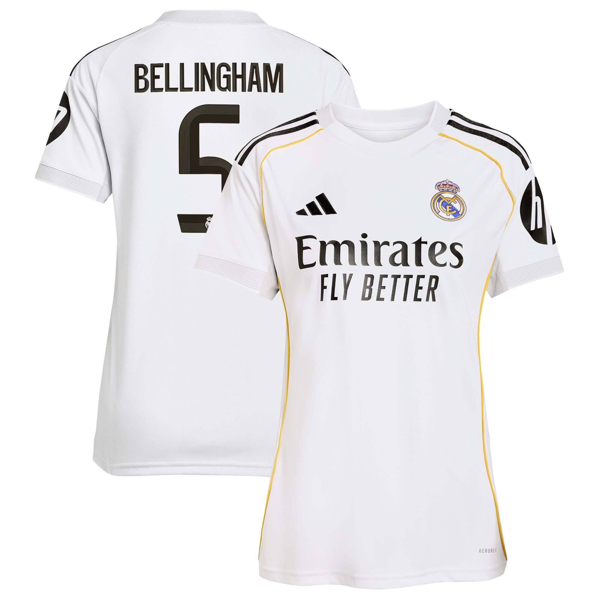 Real Madrid Women's 2025 Premium Quality Replica - Authentic - Free
