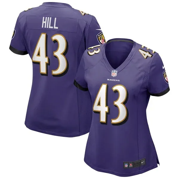 Baltimore Ravens Game Football Jersey - Purple  | premium jersey