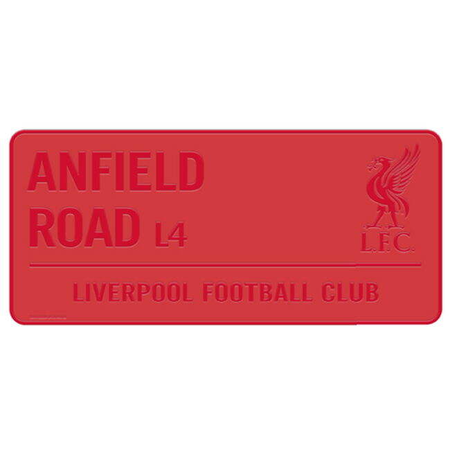 Liverpool FC Red Street Sign - game day