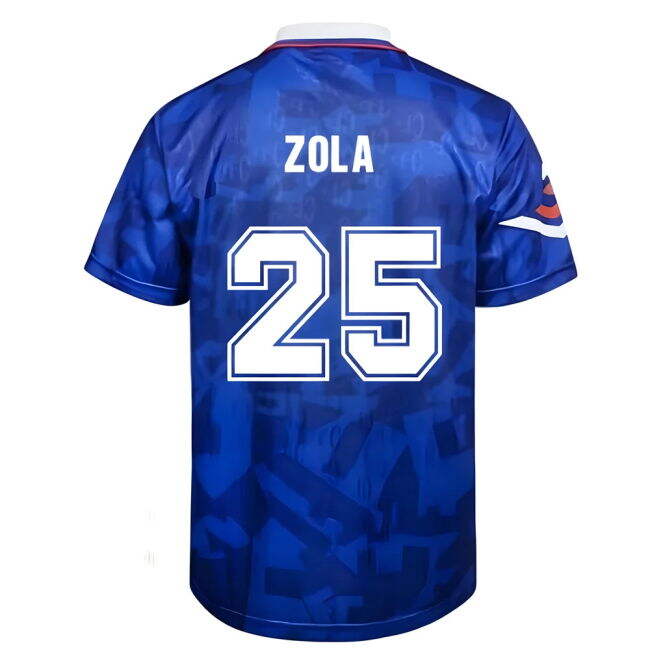 2024-24 Chelsea Home Soccer Shirt Score Draw Chelsea #1992 L S